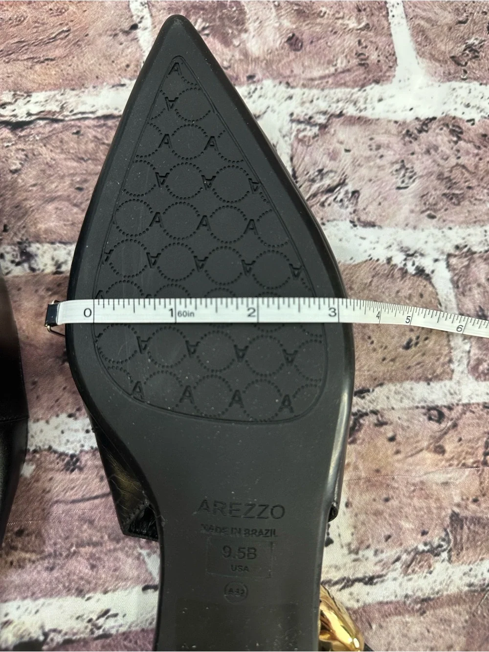 Arezzo Farrah Slingback Pointed Toe Flat NWOT Quiet Luxury Old Money Elegant